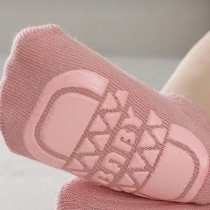 Kids Solid Floor Mat  Anti-slip Floor Socks PINK